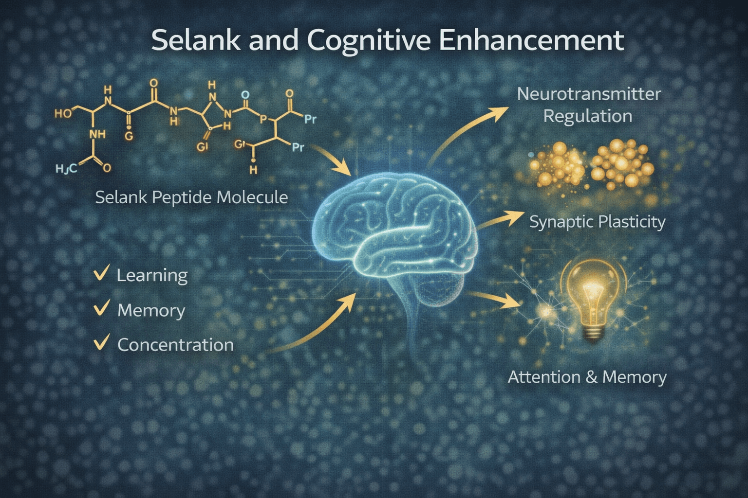 Selank cognitive research diagram