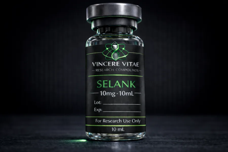 Selank research vial