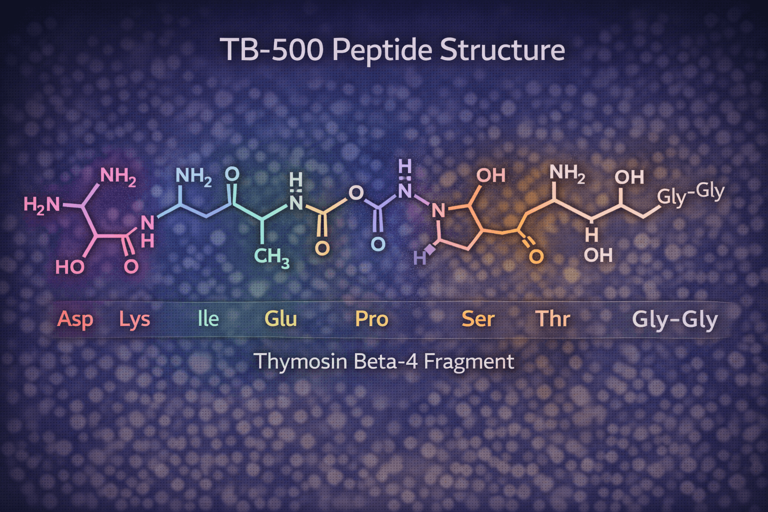 TB-500 peptide structure