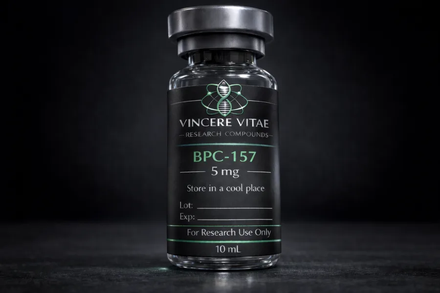 BPC157 peptide vial